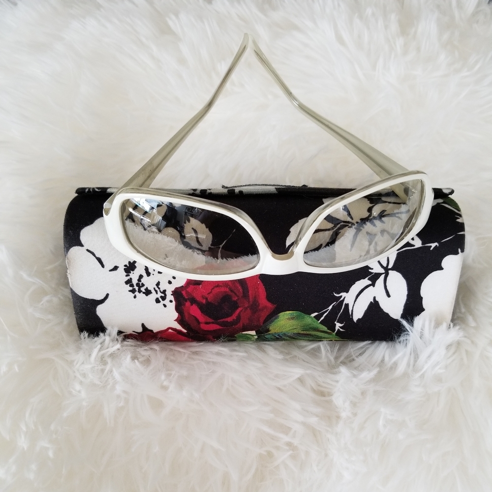 White Nine West Sunglasses
